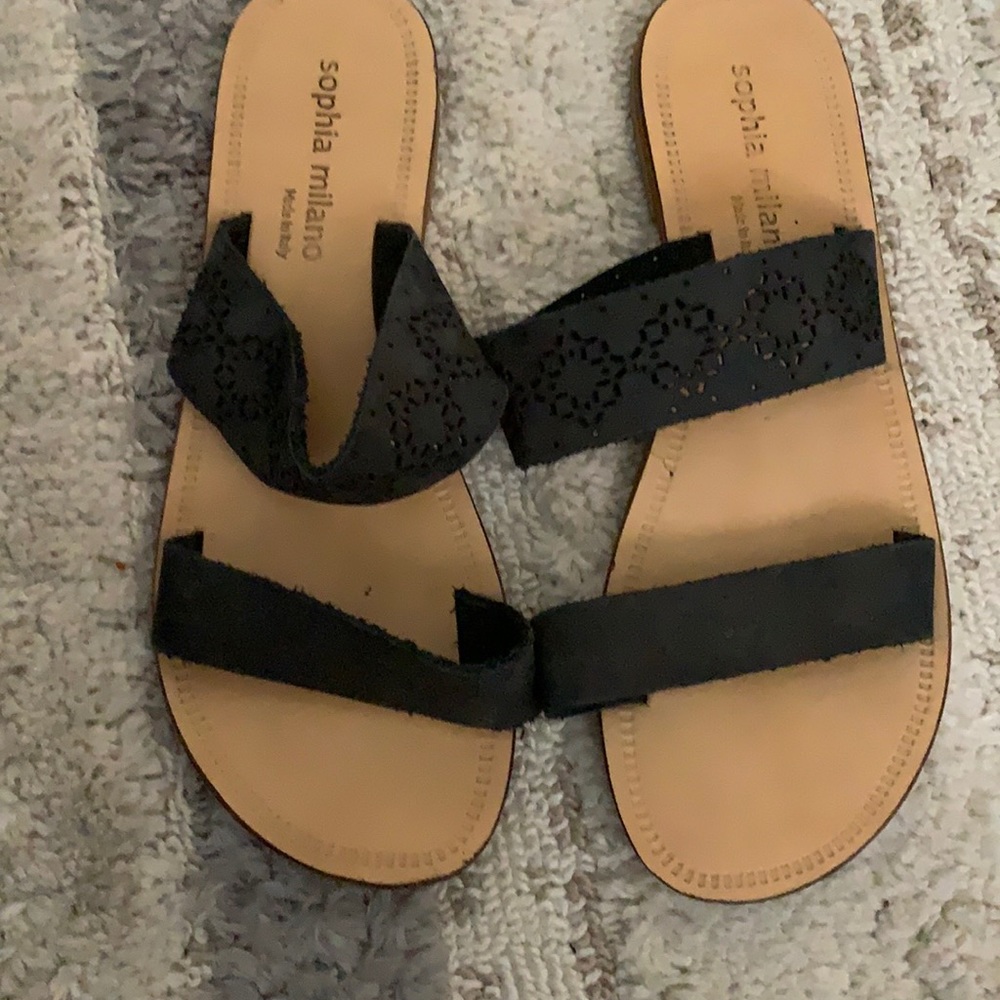 Sophia Milano black sandals